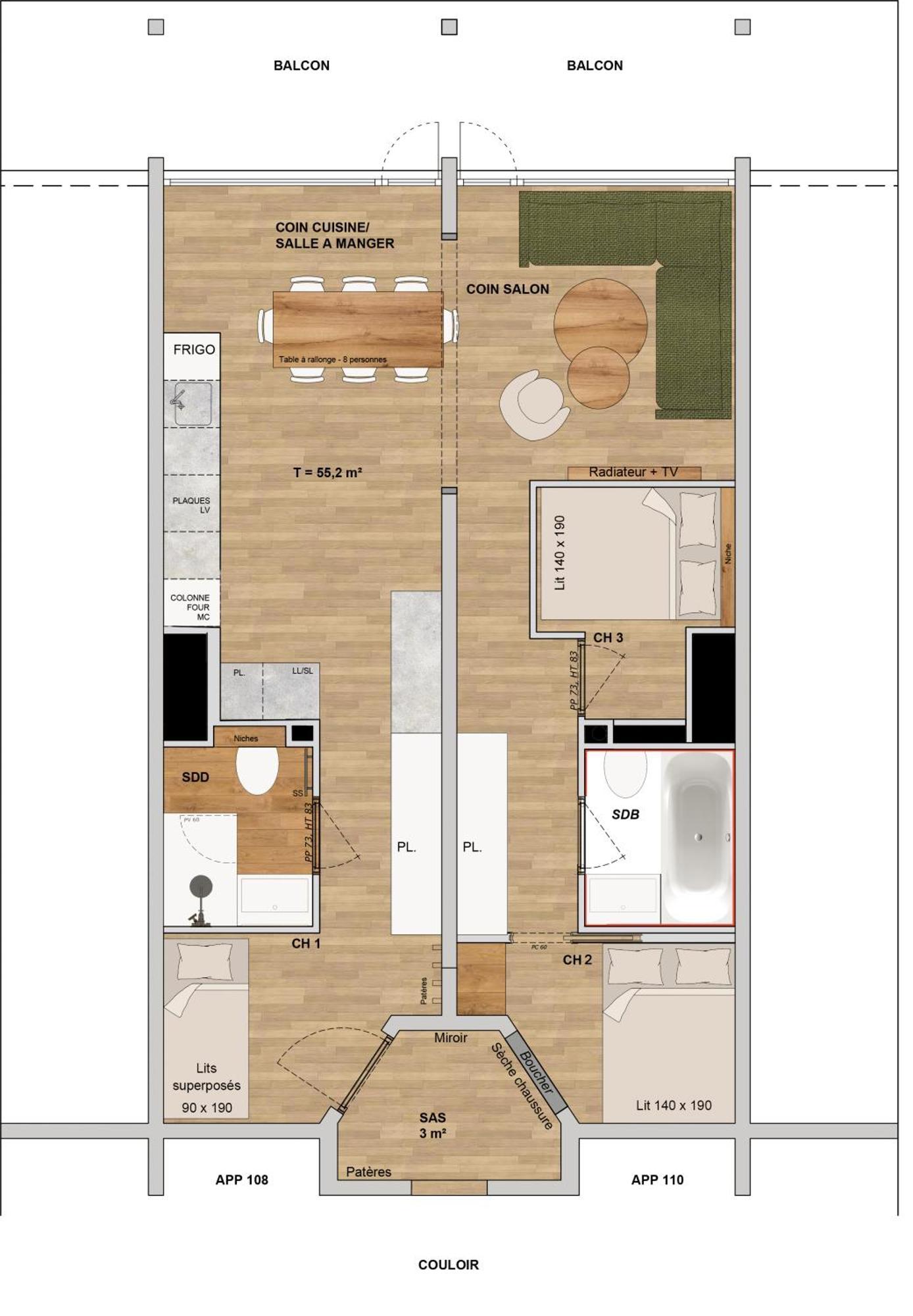 Arc 2000 - Appartement Ou Studio Avec Balcon Et Vue Les Arcs  Ngoại thất bức ảnh